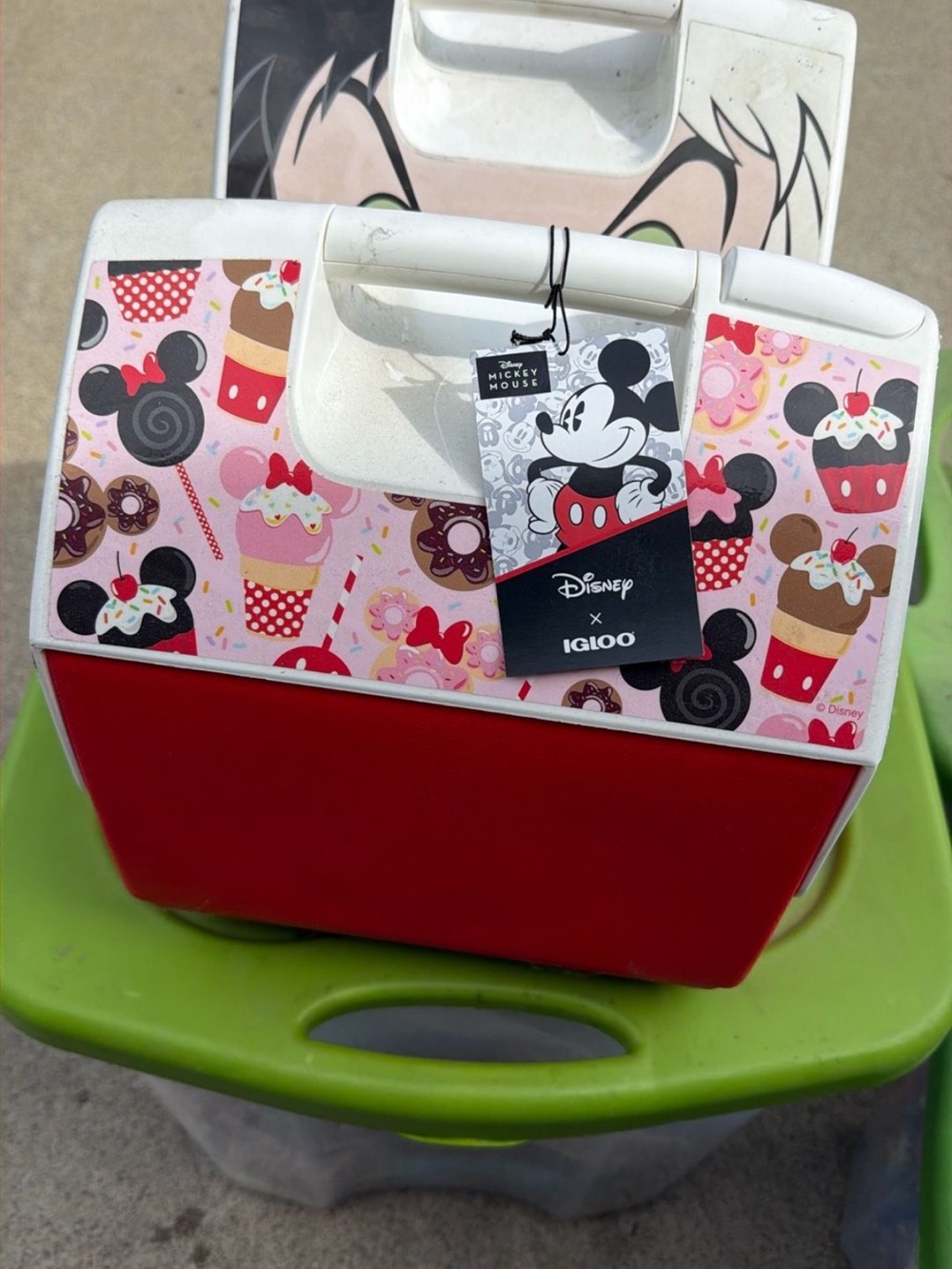 Disney Red and Pink Mickey Mouse Igloo Cooler